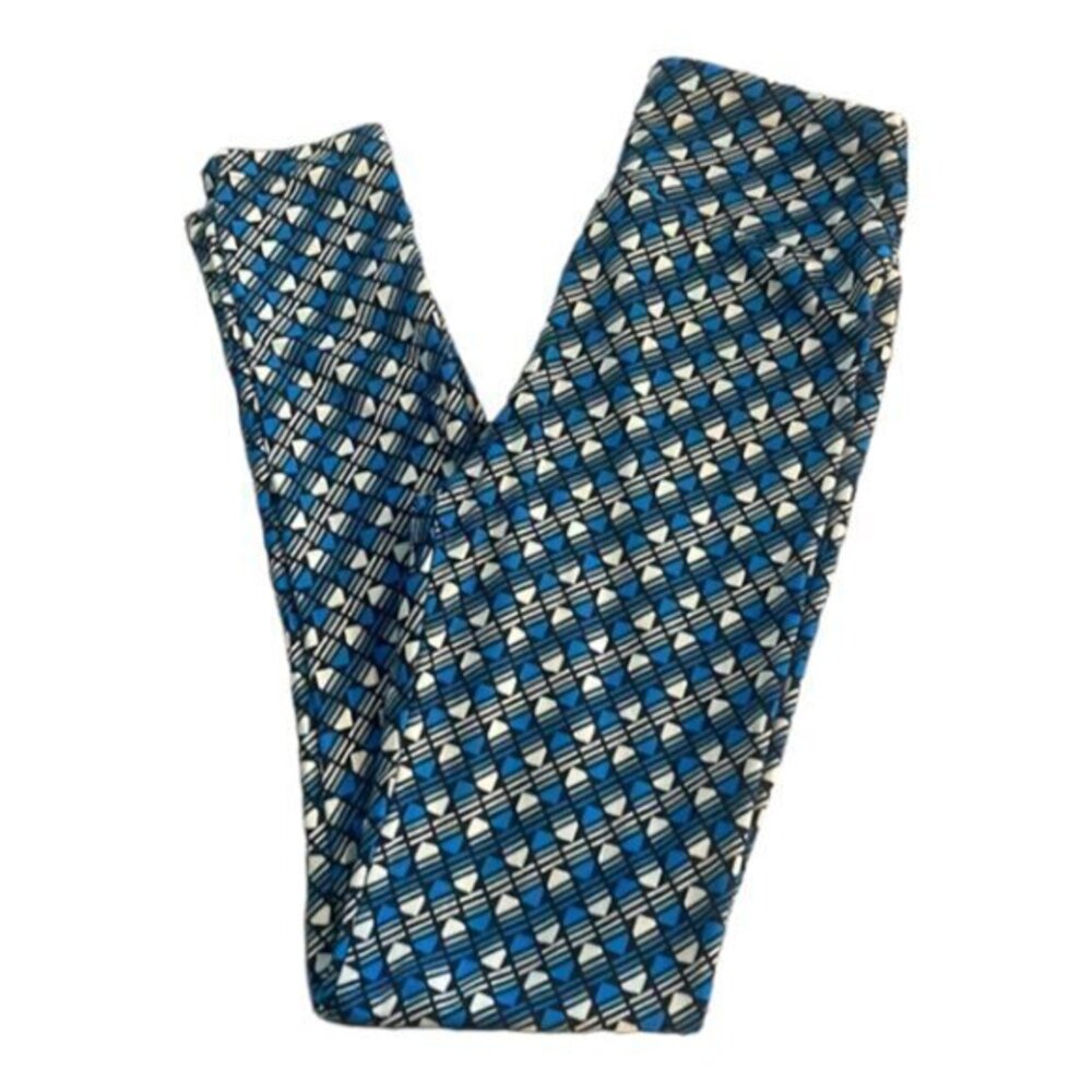 Lularoe Blue Navy Leggings EUC Size OS #7705